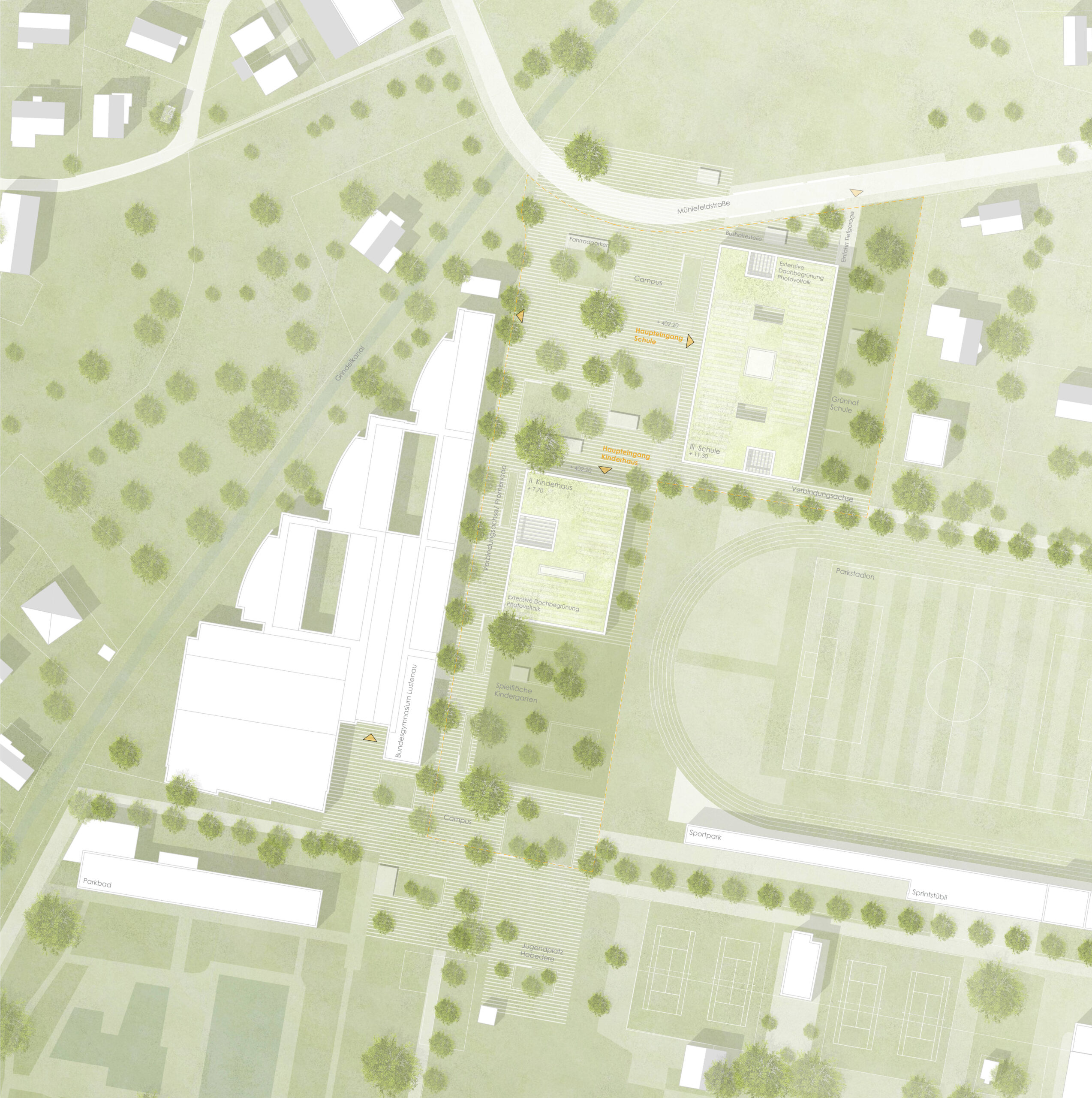 Lustenau Campus Muehlefeld Layout_S1