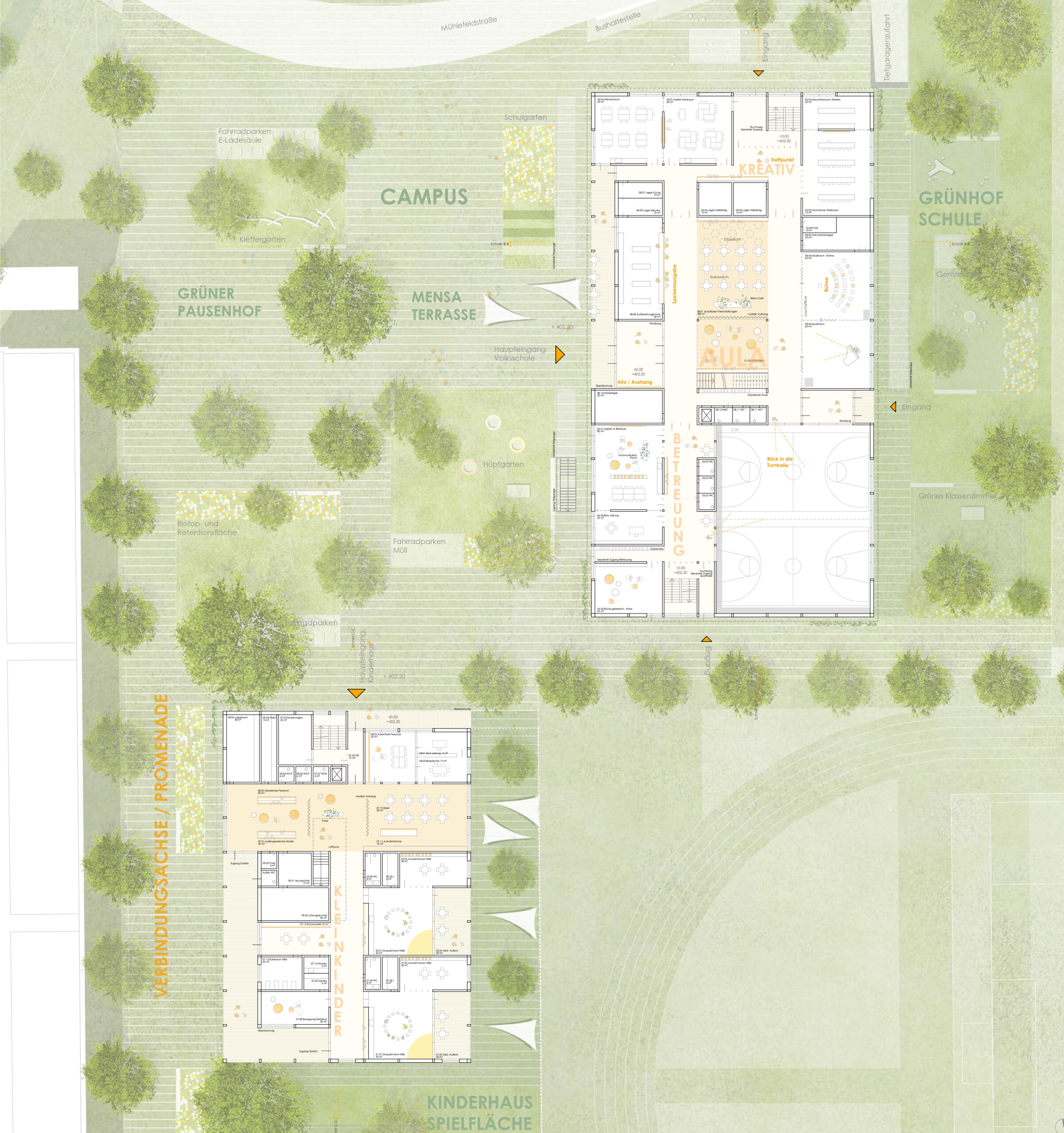 Lustenau Campus Muehlefeld Layout_S2